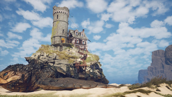 Giant Turtle Island, animated battle map pack