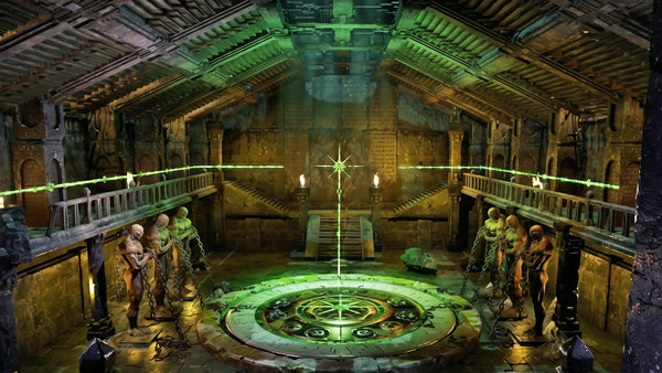 Green Temple Boss Arena, animated battle map pack