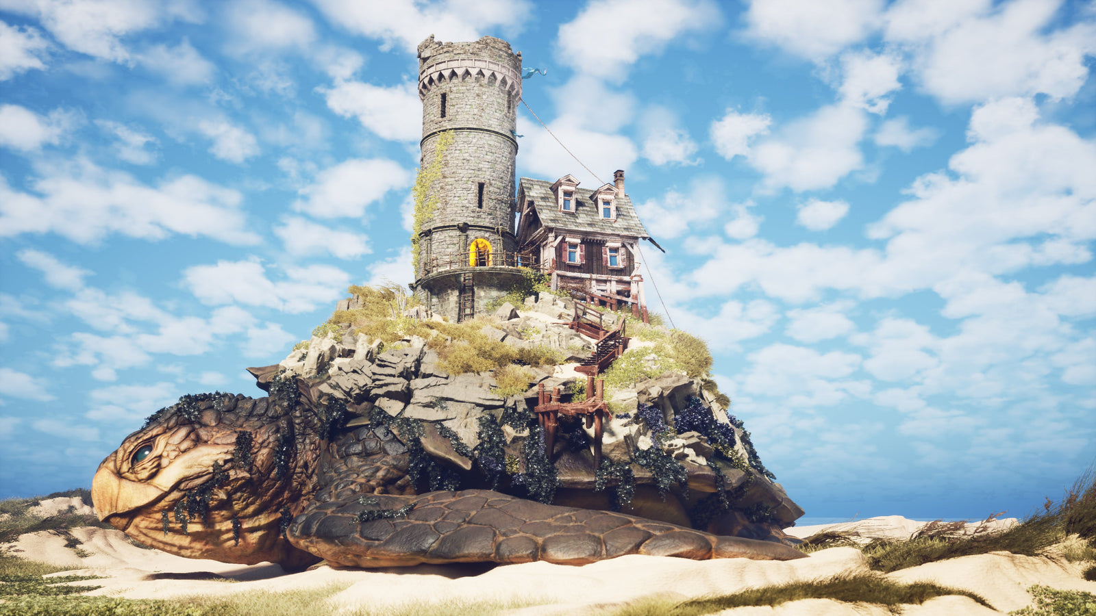 Celebrate the fantastical: Giant Turtle Island