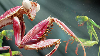 New Encounter: Giant Mantis Bride & Consorts