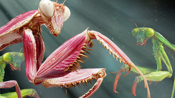 New Encounter: Giant Mantis Bride & Consorts