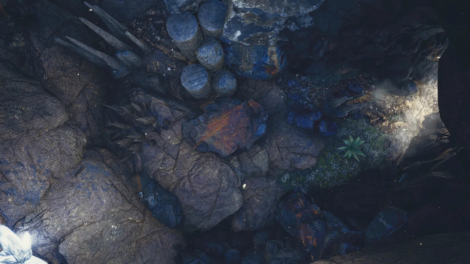Animated crystal cave battlemap for Foundry VTT