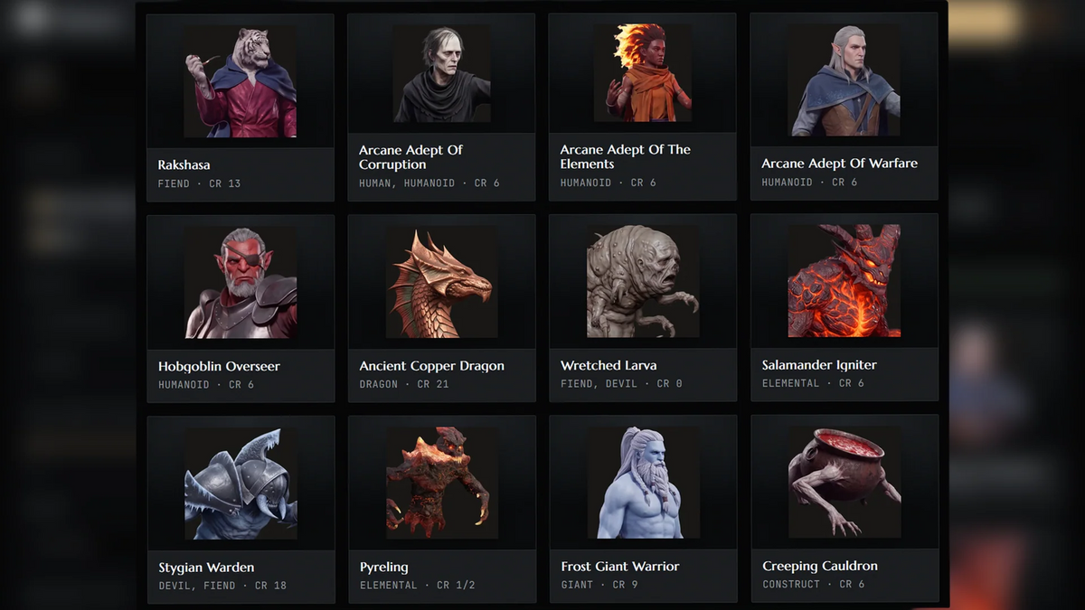 Huge Release: Nine New Creatures