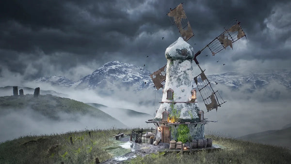 The Old Bonegrinder Windmill