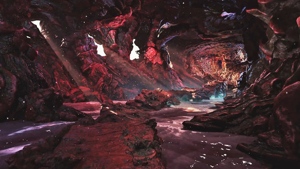 Purple Worm Lair, animated battle map pack