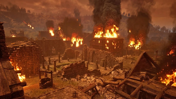 City Ruins - Burning