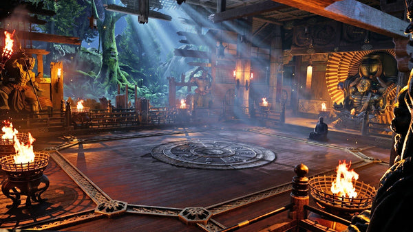 Monk Dojo Temple, animated battle map pack