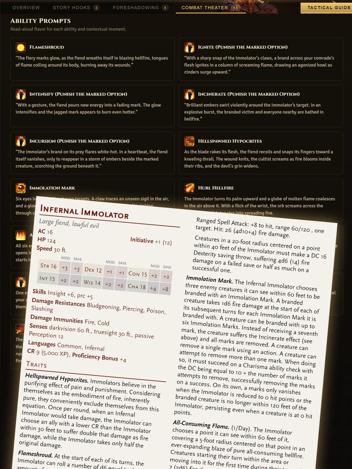 Creature Codex: story hooks, quests, read-aloud prompts